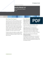 Forrester s Digital Maturity Model 4.0