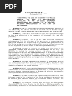 Executive Order On Use of Incident Command System ICS