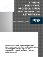 Standar Operasional Prosedr Sistem Penyimpanan Dan Retrieval