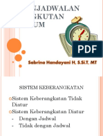 Penjadwalan Angkutan Umum