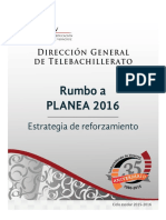 Cuadernillo PLANEA 2016. 4 Sept 2015