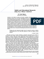 Values Beliefs - REVIEW OF EDUCATIONAL RESEARCH-1992-Pajares-307-32