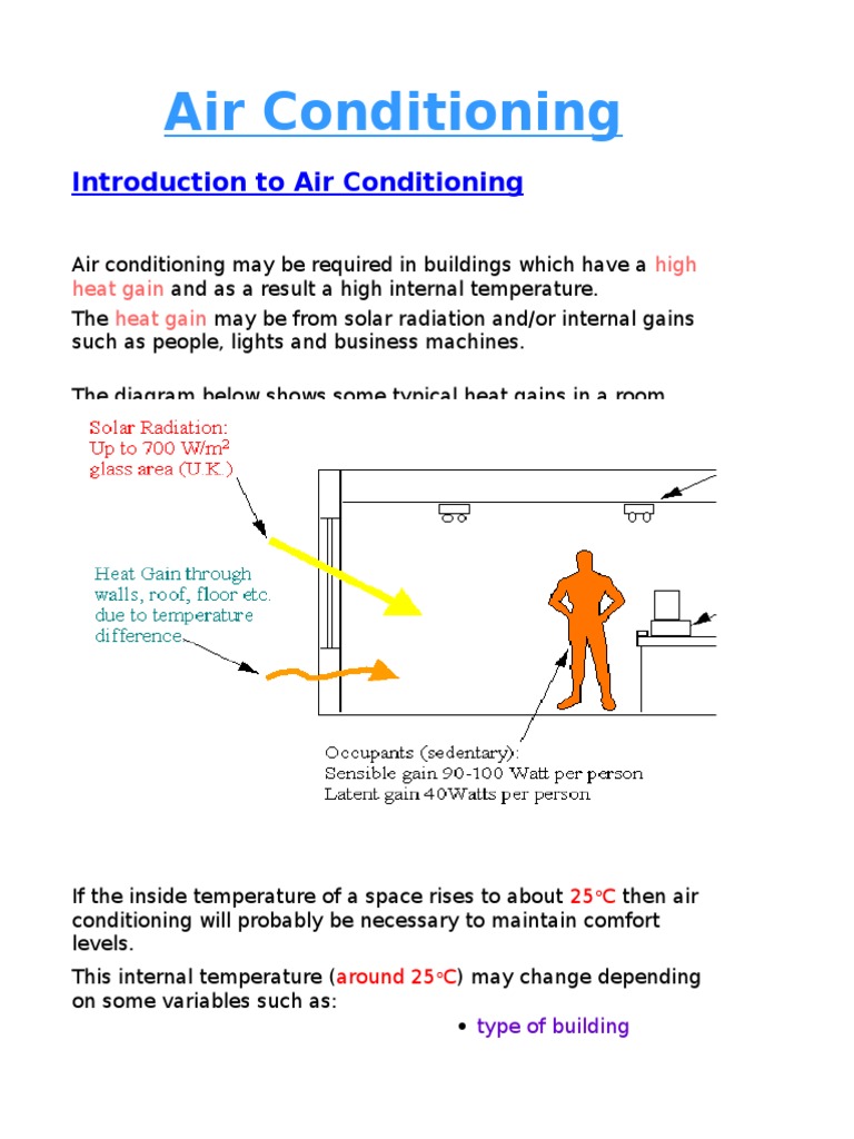 AirConditioning Lecture Air Conditioning Hvac