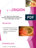 Tratamiento del pterigión y sus complicaciones