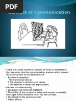 Barriers of Communication