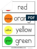 Color Word Wall Pack