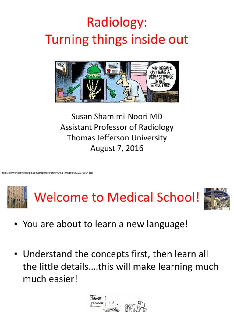 Topic 3_Introduction to Radiology Lecture Medical Imaging