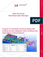 Tekla Structures Hole Reservation Manager Guide