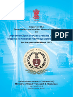 Union Performance Commercial PPP Projects Ministry Road Transport Highways 36 2014 PDF