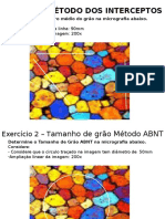 Exercícios - Medição de Tamanho de Grão