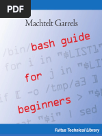 Machtelt Garrels Bash Guide for Beginners