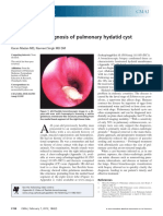 Bronchoscopic Diagnosis of Pulmonary Hydatid Cyst