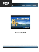 TopSURV Release Notes V8