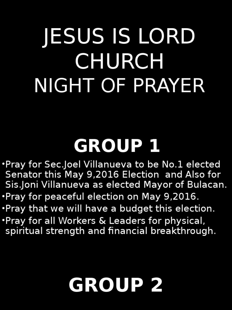 Jesus Is Lord Church PDF