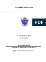 Secondary Education (Book)