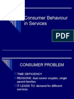 Consumer Behaviour in Services