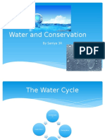 Water and Conservation: by Saniya 3R