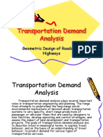 Transportation Demand Analysis