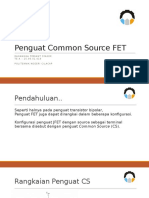 Penguat Common Source FET