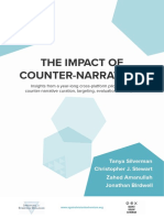 Impact of Counter Narratives