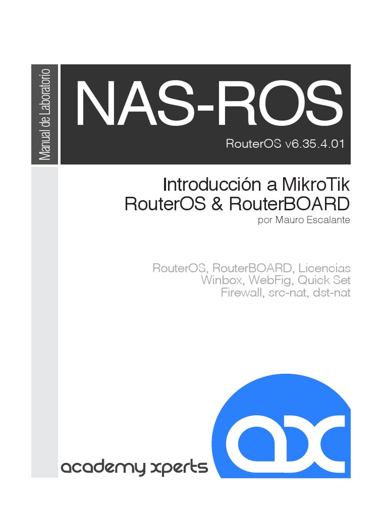 LAB Introducción A MikroTik RouterOS v6.35.4.01 | PDF | Tecnología