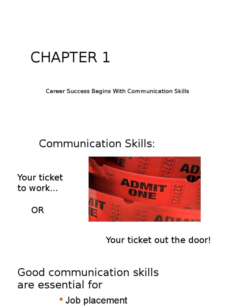 Career Success and Communication Skills | PDF | Nonverbal Communication ...