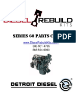 Detroit Diesel SERIES 60 Parts Catalog Diesel Rebuild Kits