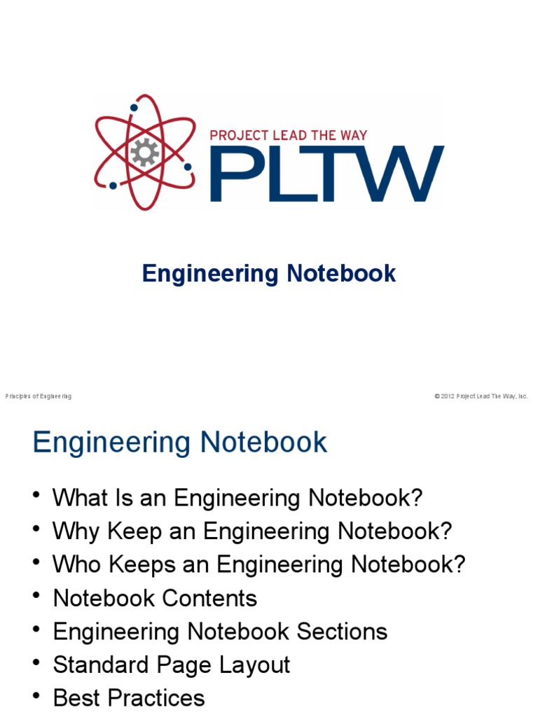 1 1 Engineeringnotebook | PDF | Notebook | Documentation
