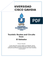 Universidad Francisco Gavidia: Touristic Routes and Circuits From El Salvador