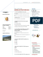 Mandibular Fracture MCQ