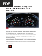 Luzes No Painel Do Carro Podem Indicar Problema Grave