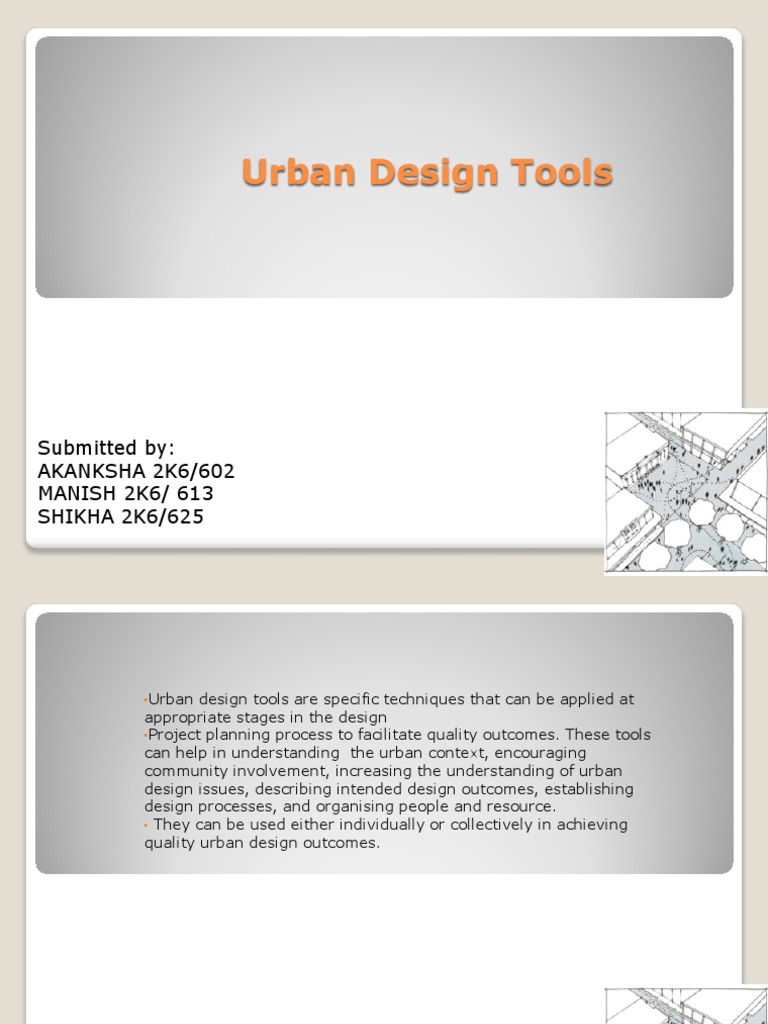 Urban Design Tools Accessibility Community