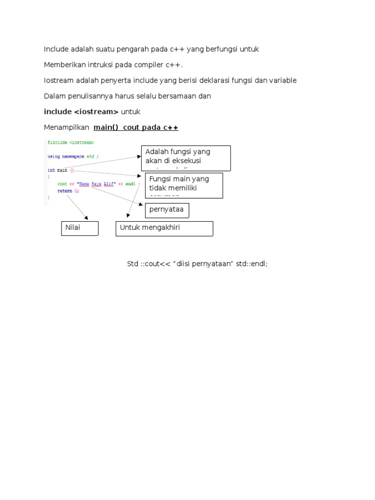 Include Adalah Suatu Pengarah Pada C | PDF