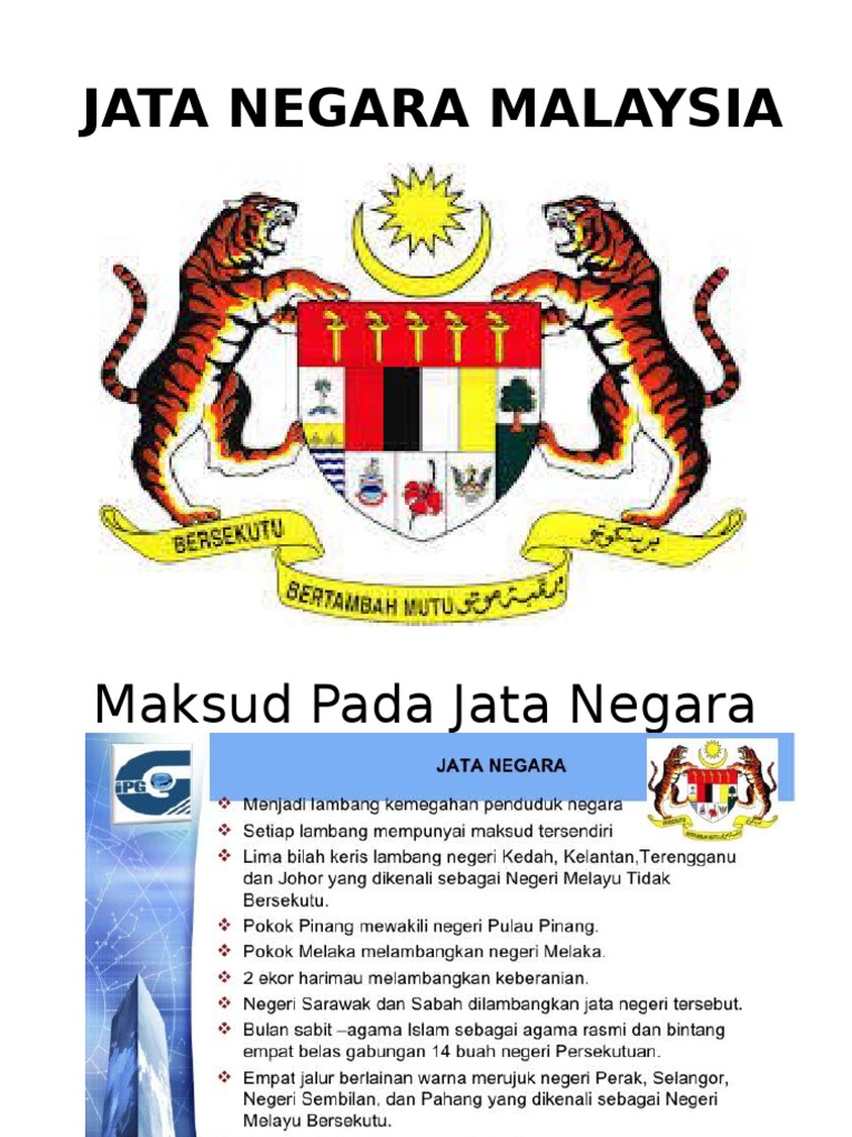 Jata Negara Malaysia Pdf