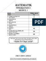 Matematik Tingkatan 3 Modul 1 2016