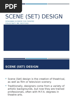 Scenic Design
