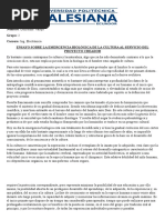 Ensayo Guillermo Vallejo