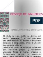 Despojo de Inmuebles