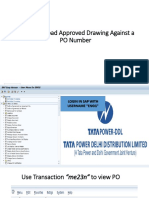 How to Upload Approved Drawing Against PO Number