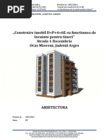 A4 (DTOE 1) Plan de Organizare A Execuției | PDF