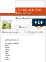 Unit 3. Mixtures and Pure Substances