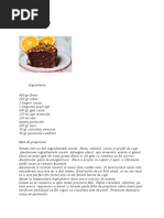 Negresa de Post cu portocala