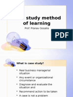 Case Study Method of Learning