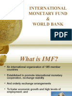 International Monetary Fund & World Bank