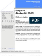 Google Inc. (Nasdaq GM: GOOG) : Mid Quarter Update
