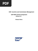 ICM Incentive and Commission Management SAP ERP Central Component