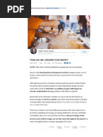 How Can We Calculate Food Waste? | Albert Vilariño Alonso | LinkedIn