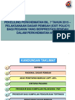 Slide Pembentangan Exit Policy PDF