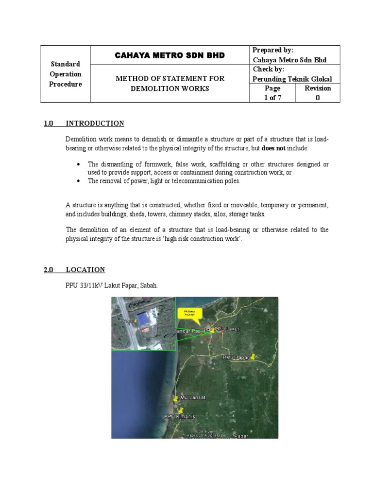 001 Demolition Works Demolition General Contractor Free 30day