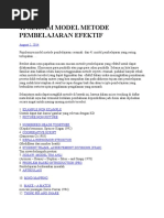 Download 41 Macam Model Metode Pembelajaran by Julian Ezi SN320055560 doc pdf